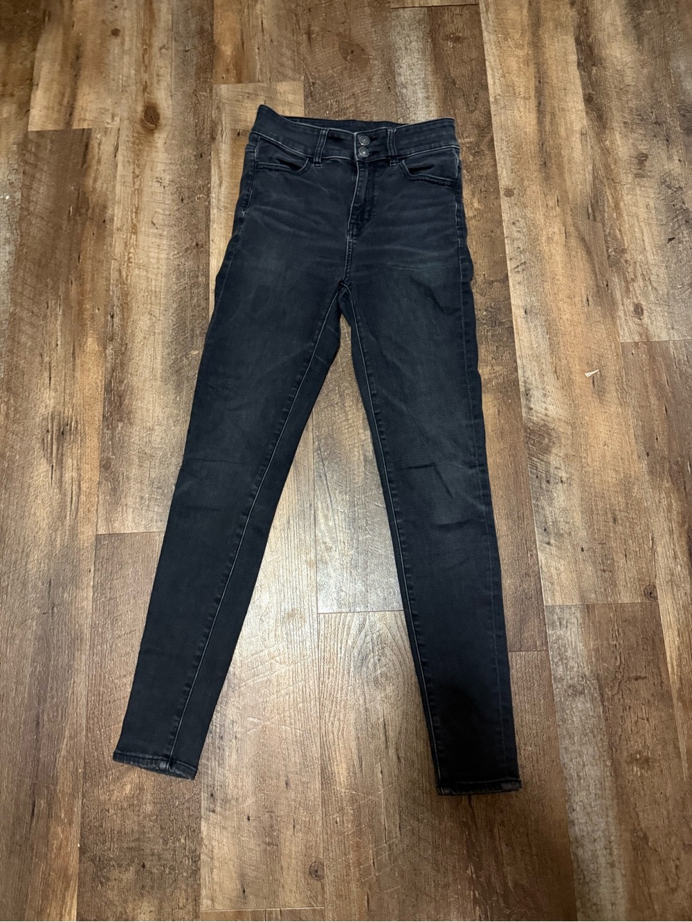 American Eagle Outfitters Black Skinny Jeans - High Rise